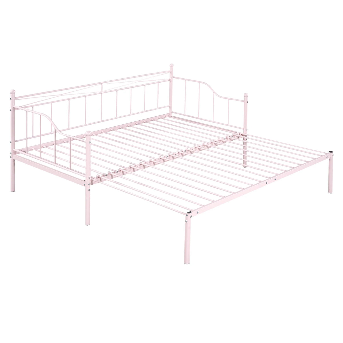 Pink Twin Metal Daybed with Trundle S2117