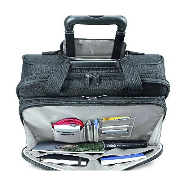 Black/Grey 17.3 inch Rolling Laptop Bag N6493