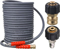 Pressure Washer Hose 50 Feet X 3/8 Inch, 4000 PSI, Pack of 2 J89838