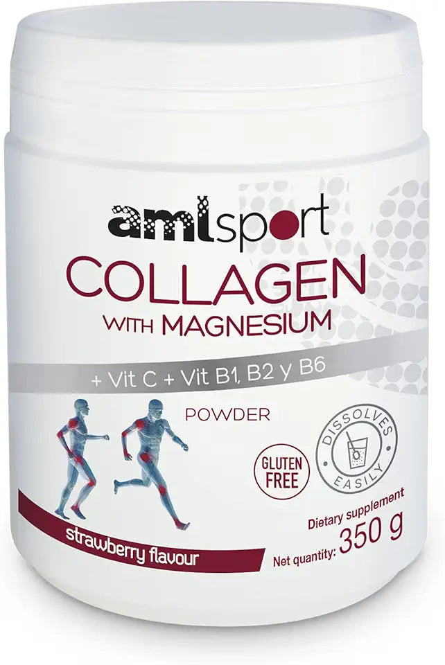 Collagen with Magnesium Vitamin C Powder 350g Strawberry Flavour H734