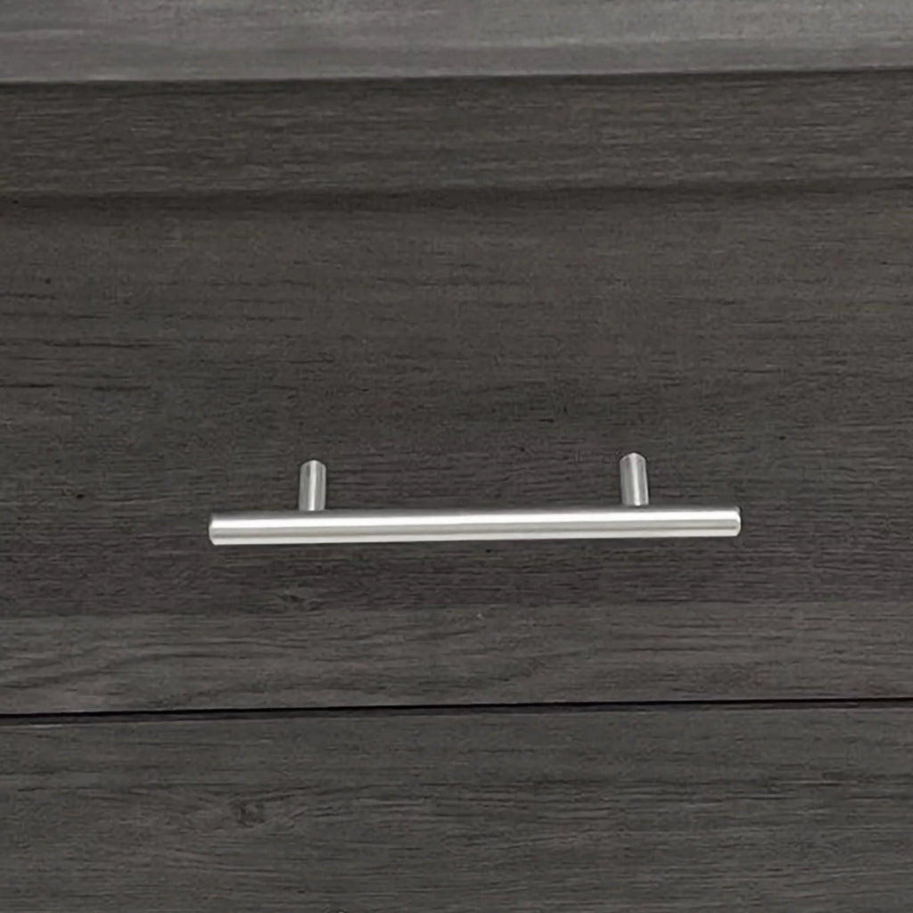 Gray Maple 3 Piece Double Dresser and Nightstand Set F798