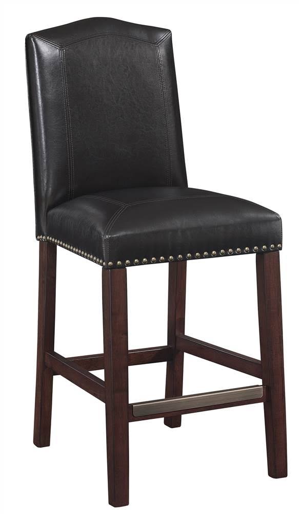 Brown Faux Leather Counter Stool X1990