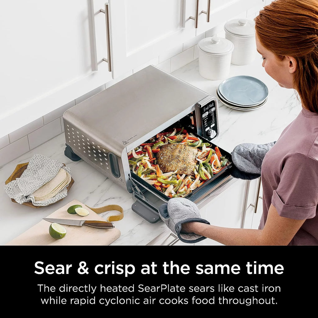 Pre-Owned 13-in-1 Dual Heat Air Fry Countertop Oven, XL - Silver A3499