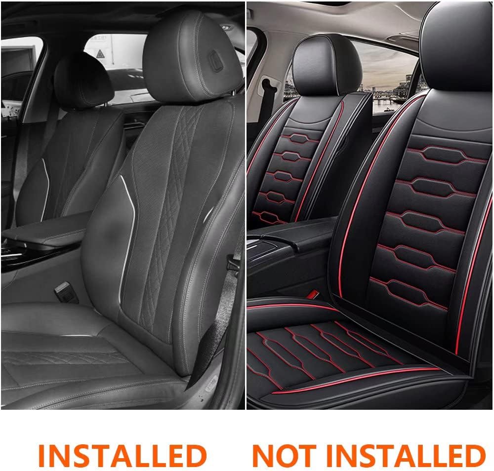 Custom Fit Faux Leather Car Seat Protector Full Set X627