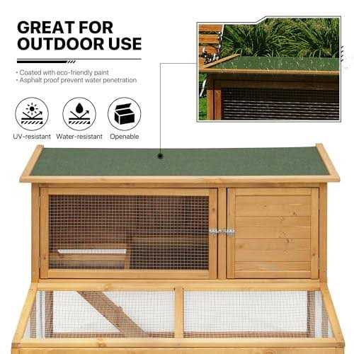 Outdoor Chicken Coop with 3 Access Areas L9016