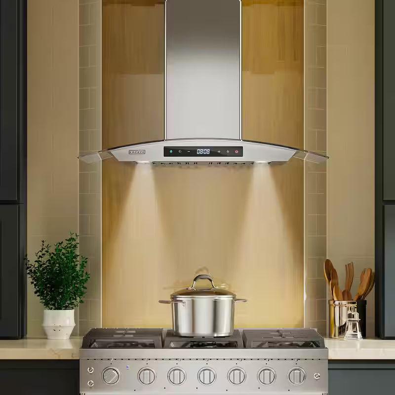 30 in. 400 CFM Stainless Steel Wall Mount Range Hood X412991