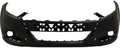 Primed Plastic Front Bumper Cover Fascia with Fog Light Holes for 2013-2016 Dodge Dart Sedan U751201
