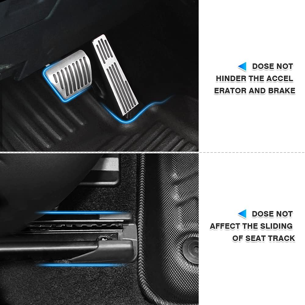 TPE All-Weather Floor Mat Liners Front & Rear Row Full Set D95712