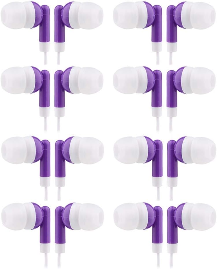 Orange Pack of 2 Earbuds Headphones B5219
