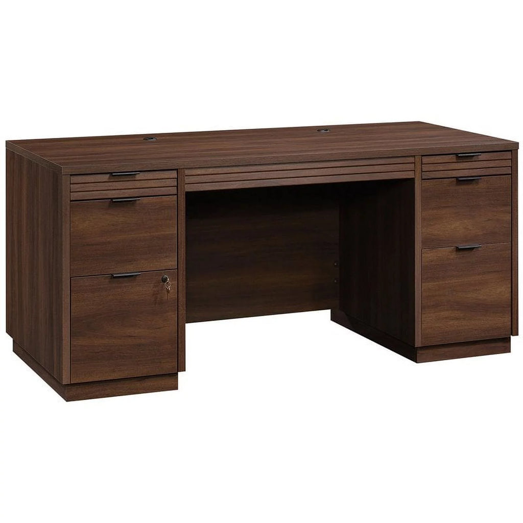 3-Piece Executive Desk & Hutch & Office Credenza Set S881730