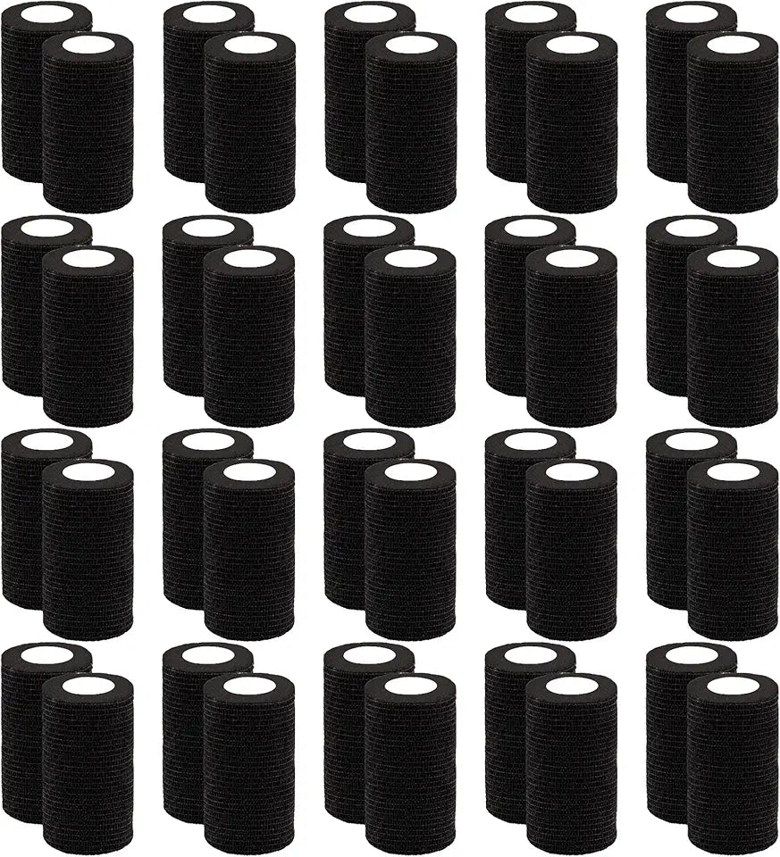 Self Adhesive Bandage Wrap 4 Inch Black H956081