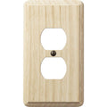 Unfinished Ash Outlet Wall Plate V589