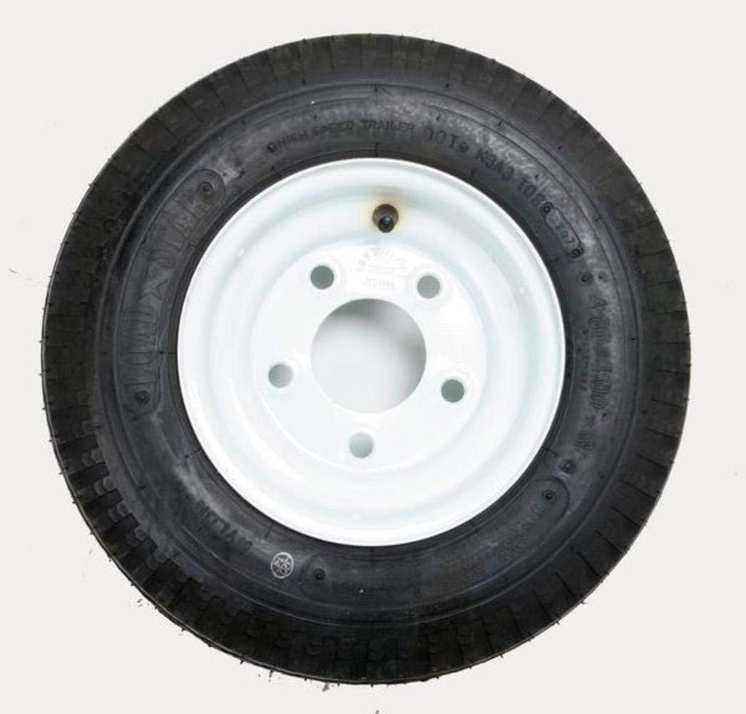 4.80-8 Trailer Tire/Wheel Assembly 5 Hole Rim Pack of 2 A982