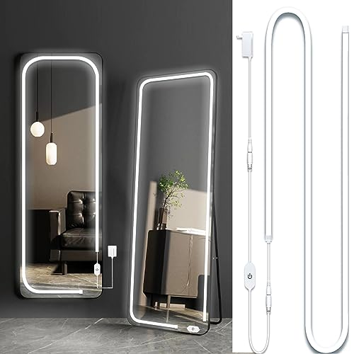 LED Vanity Mirror Lights, 6000K Dimmable Self-Adhesive Strip Lights X578328
