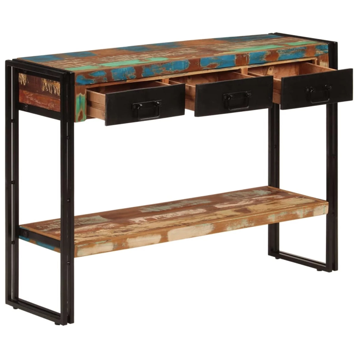 Solid Wood Reclaimed Console Table T163609