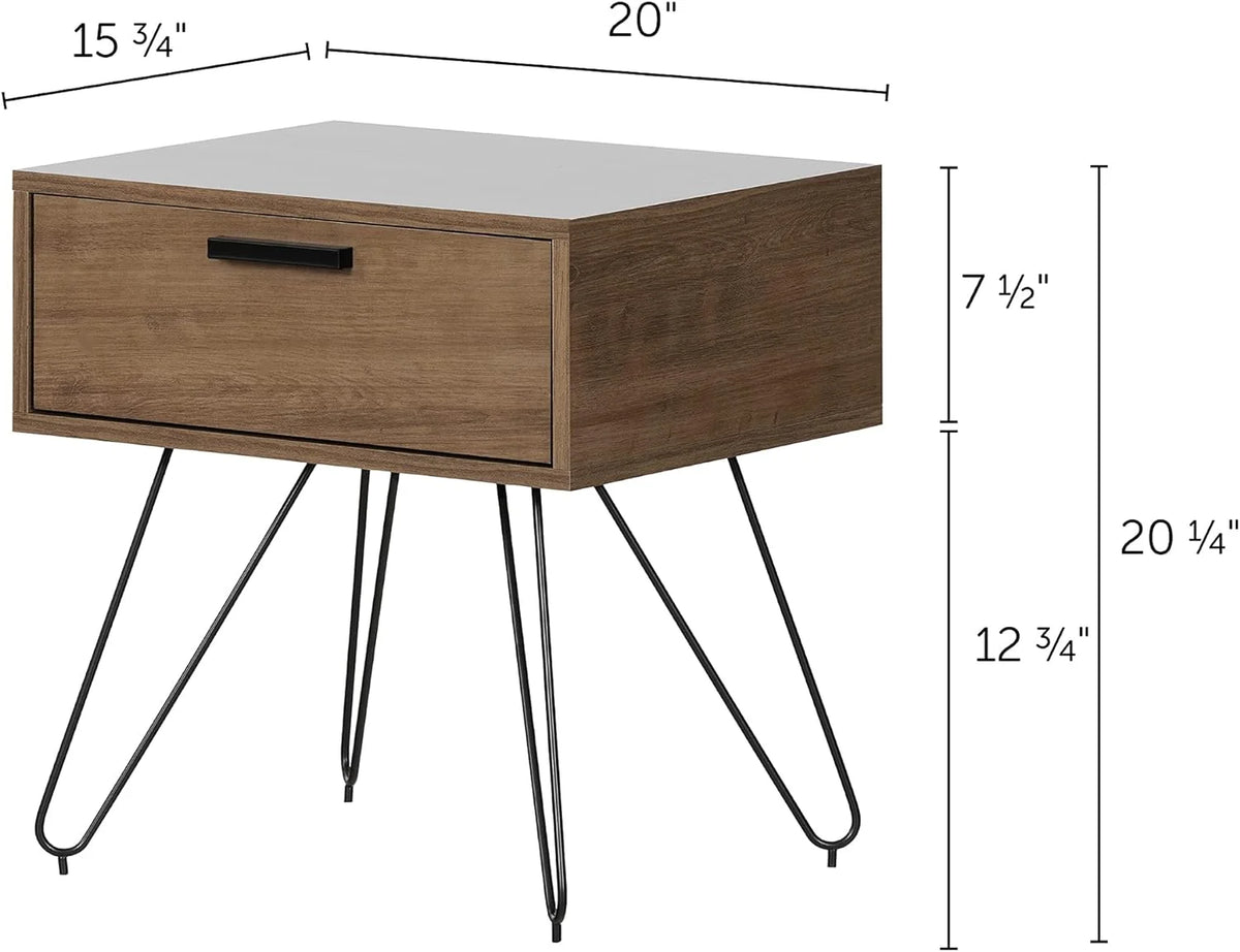 Dark Wood End Table P3143