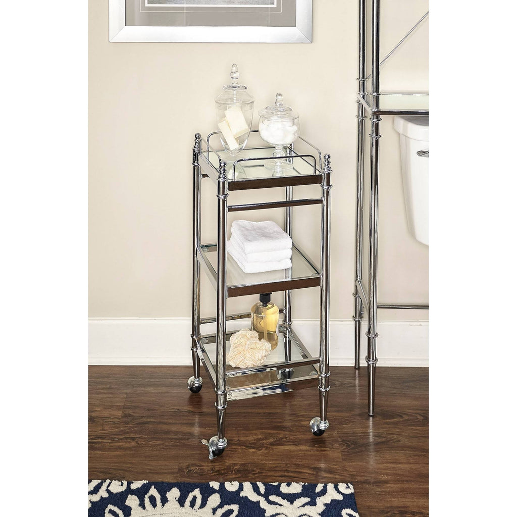 Chrome and Glass Cart I505167