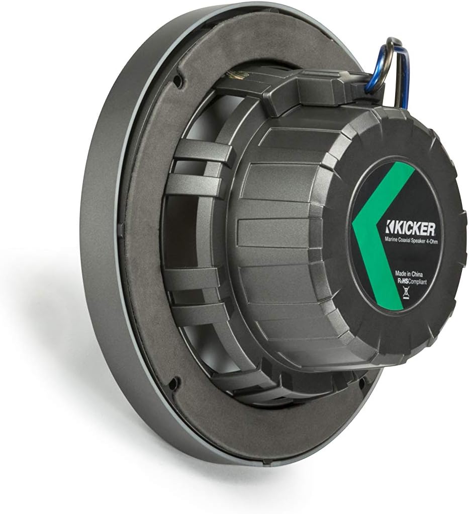 6.5" Charcoal Marine Speakers (Qty 2) 1 Pair W770890