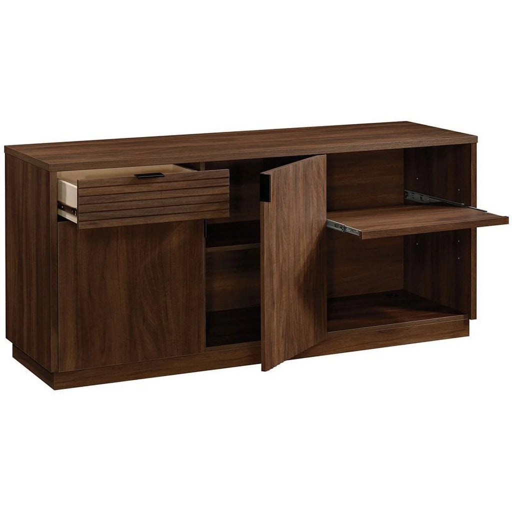3-Piece Executive Desk & Hutch & Office Credenza Set S881730