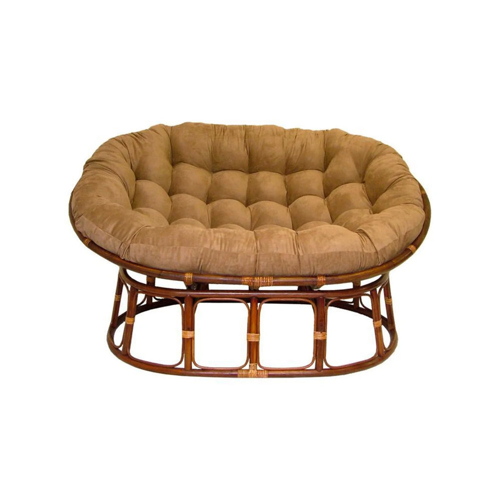 Solid Microsuede Double Papasan Cushion C344