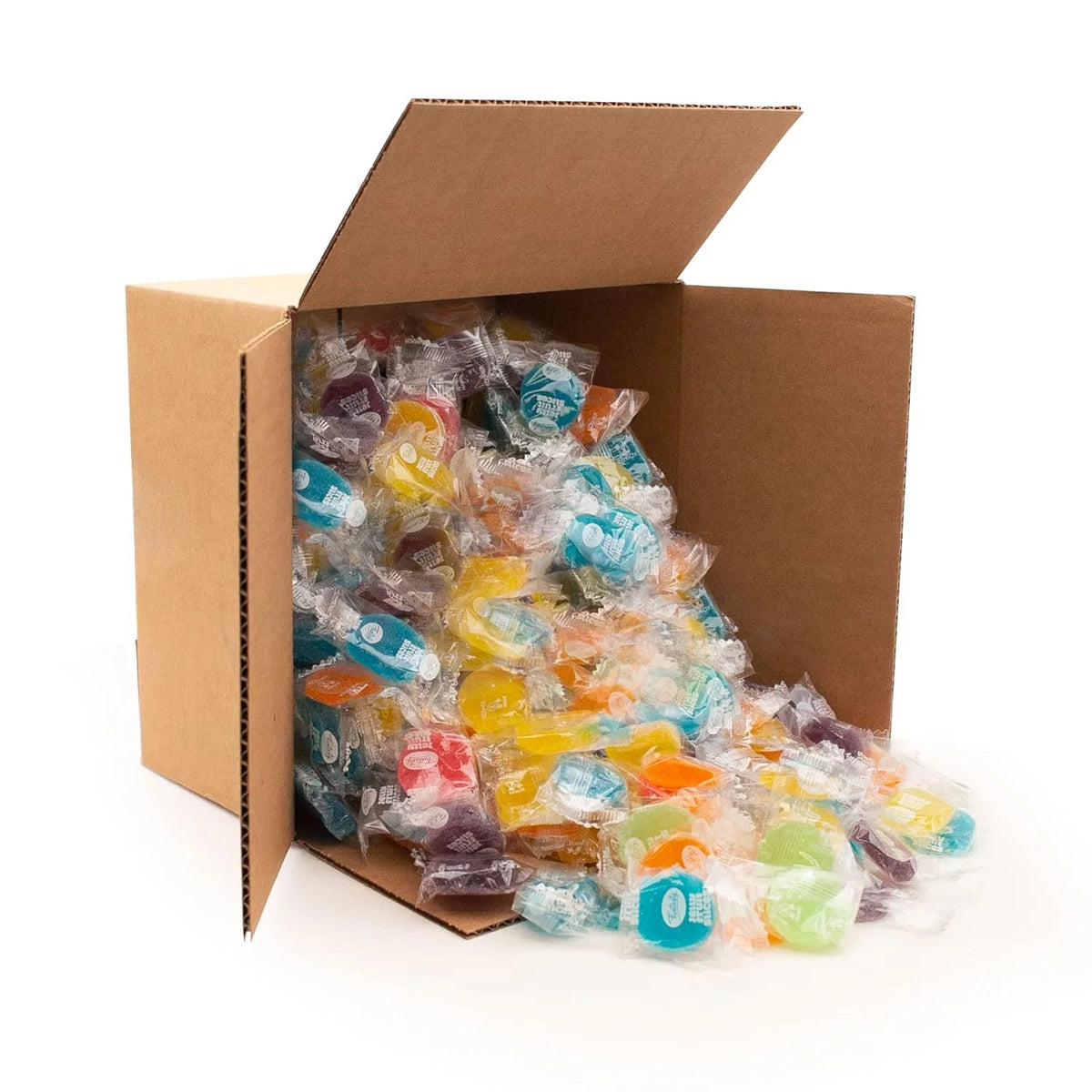 Assorted Fruit Jelly Patties Candy, 5 Pound Box P57077