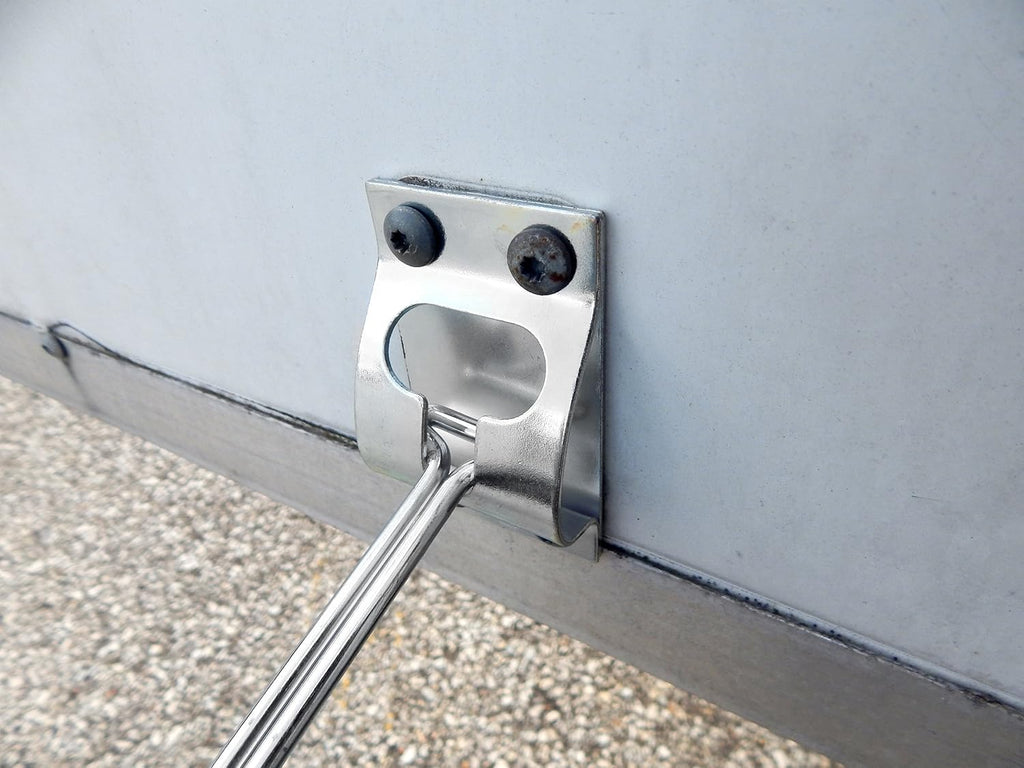 20 Metal T-Style Door Holder Entry Door Catches 6 Inch Long Zinc Plated Steel E45302