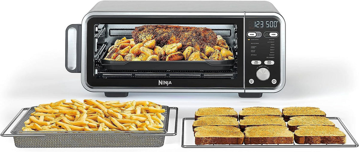 Pre-Owned 13-in-1 Dual Heat Air Fry Countertop Oven, XL - Silver A3499