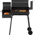 Charcoal Grills Outdoor BBQ Grill Portable Grill Offset Smoker W7058