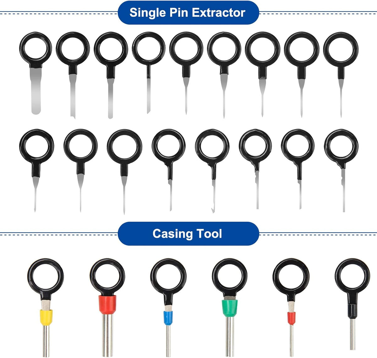 Terminal Removal Tool Kit, 73 Pcs, Pack of 2 E575371