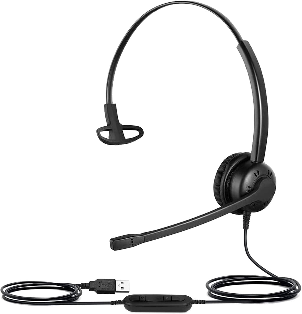 USB Headset with Noise Cancellation Microphone, Pack of 2 P205