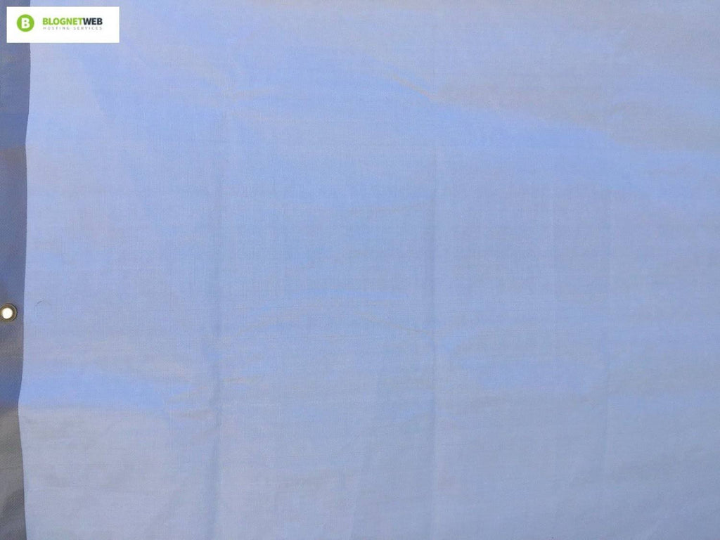 Silver/White 30 x 40 Poly Tarp N217