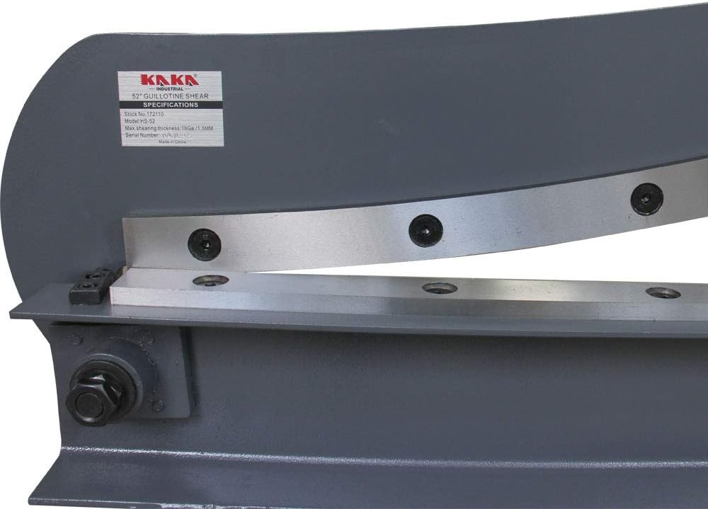 Solid Steel Frame Manual Hand Plate Shear O52186