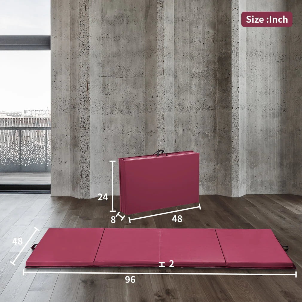 4'x8'x2 Folding Gymnastics Mat W474