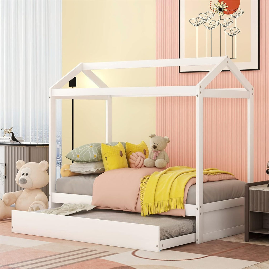Twin House Bed with Trundle C543302