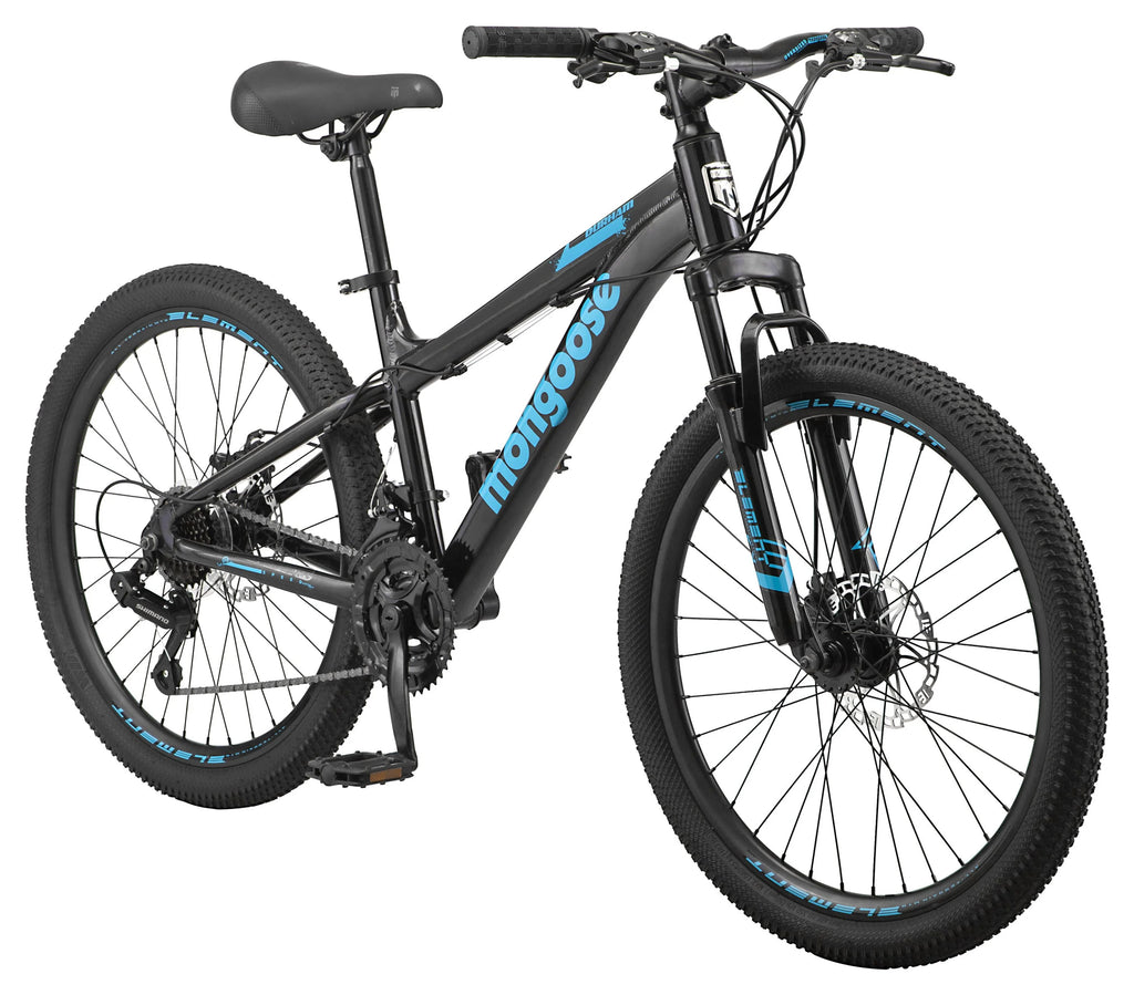 Black 24-in. 21 Speeds Mountain Bike T111717