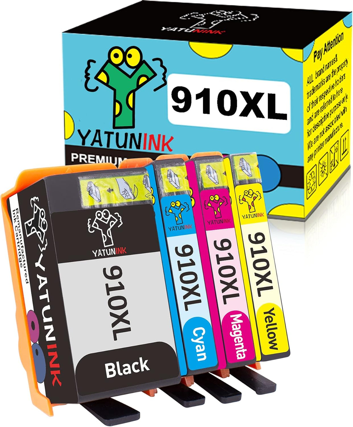 Remanufactured Ink Cartridge Combo Pack 4 Pack E175078