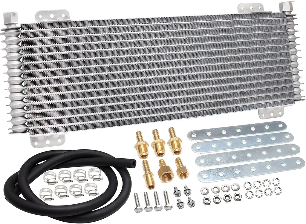 Black Transmission Oil Cooler with Mounting Hardware Y21072