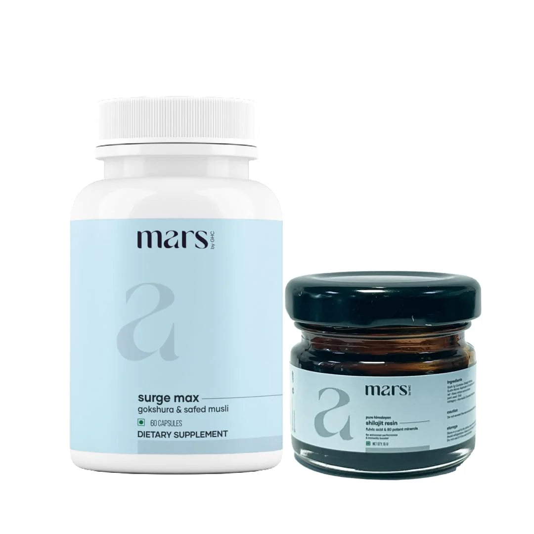 Shilajit and Surgemax 60N Goksura Safed Musli A540