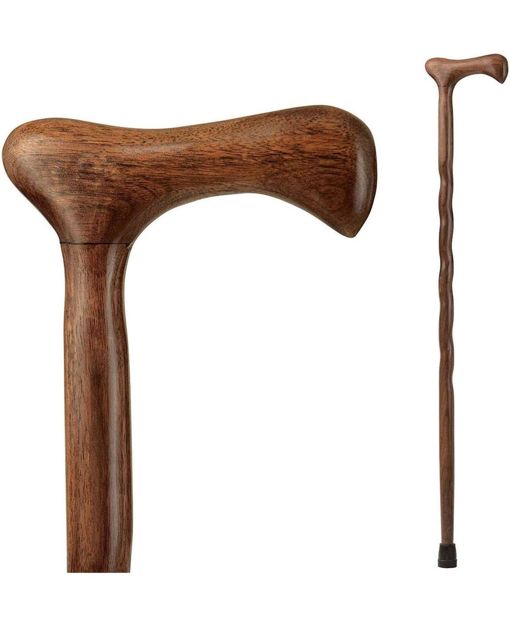 Twisted Walnut Walking Cane A922319