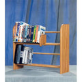 Solid Oak 2 Row DVD-VHS Rack W9822