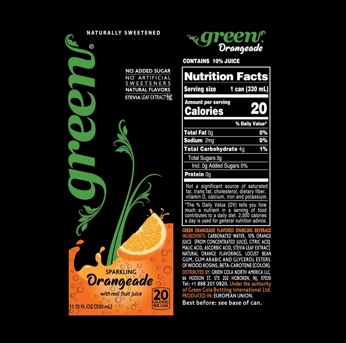 Carbonated Soda 11.15 fl oz Pack Of 4 B5076