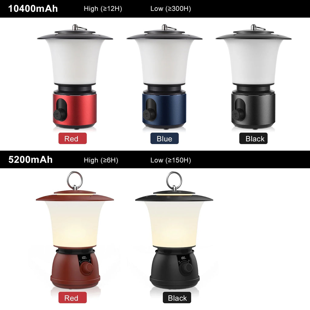 Retro Camping Lantern USB Rechargeable Portable Flashlight X542