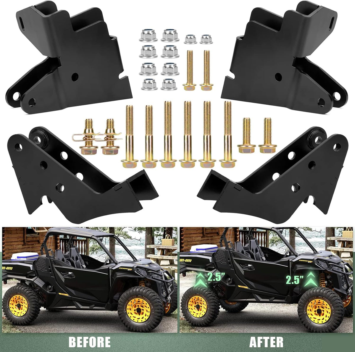 2.5 Inch Lift Kits for Can-Am Commander Max 800/1000 O7319