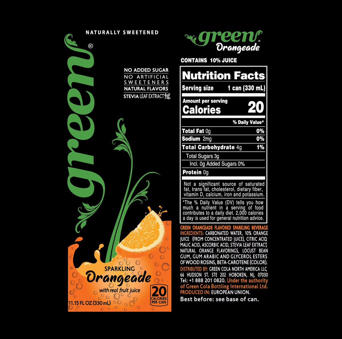 Carbonated Soda 11.15 fl oz Pack Of 4 B5076