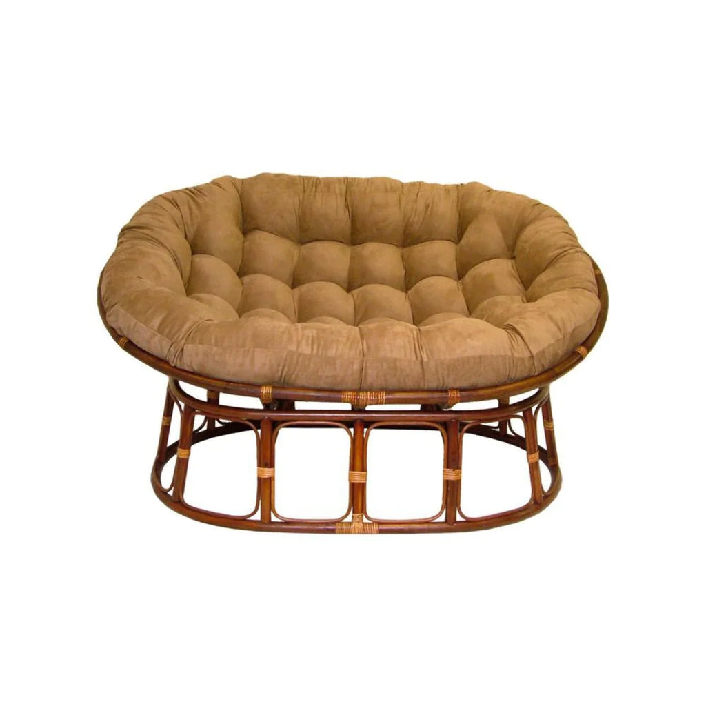 Solid Microsuede Double Papasan Cushion C344