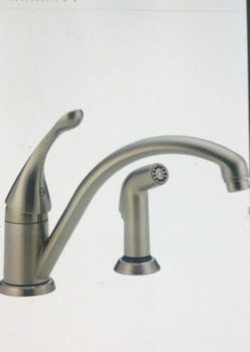 Stainless Steel Single Handle Kitchen Faucet with Spray D690