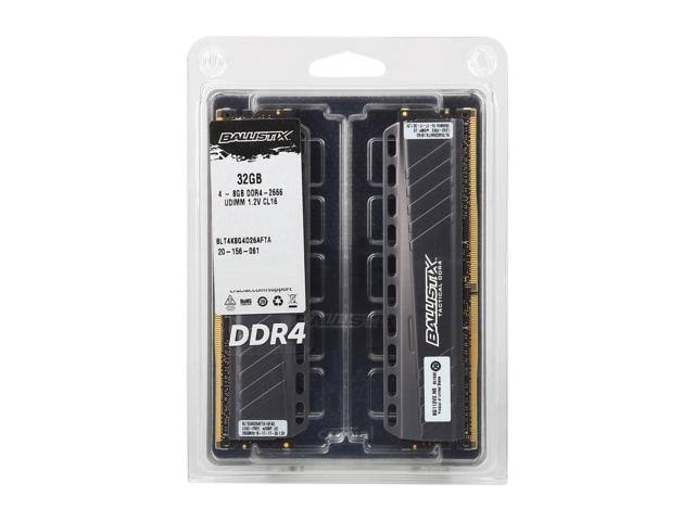 32GB Kit 8Gx4 DDR4-2666 E52585