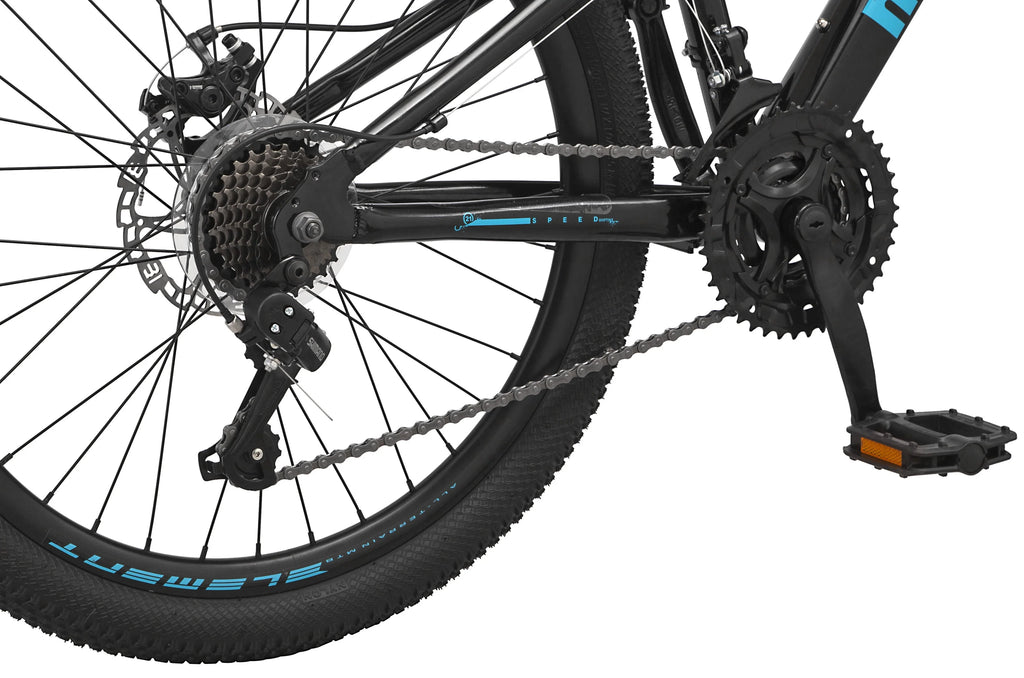 Black 24-in. 21 Speeds Mountain Bike T111717