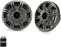 6.5" Charcoal Marine Speakers (Qty 2) 1 Pair W770890