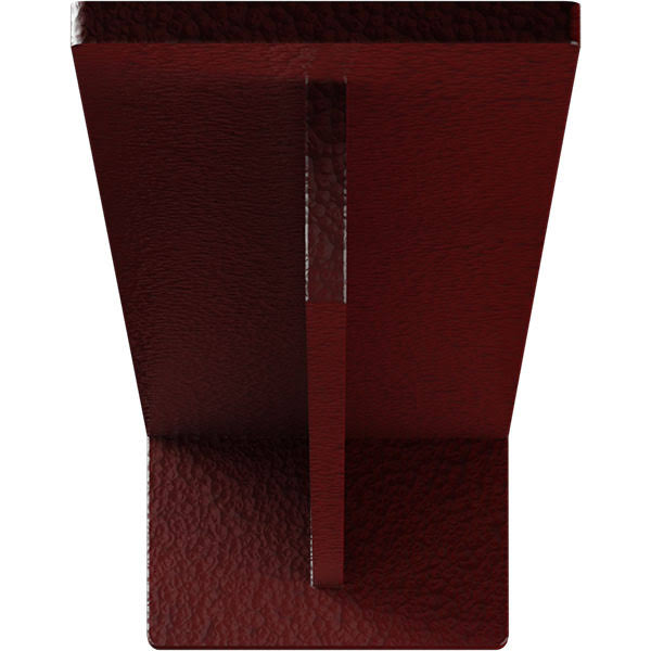 Hammered Bright Red Steel Bracket T1978
